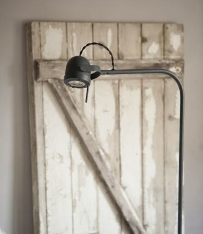 Frezoli Spezia Vloerlamp | Mat Zwart | H140 cm