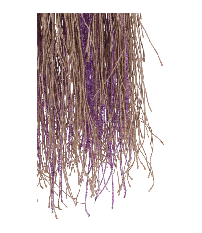 Rene Houtman Hanglamp van Touw | Paars | Dia 12 x H62 cm