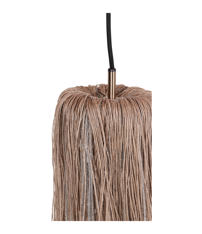 Rene Houtman Hanglamp van Touw | Zilver | Dia 12 x H62 cm