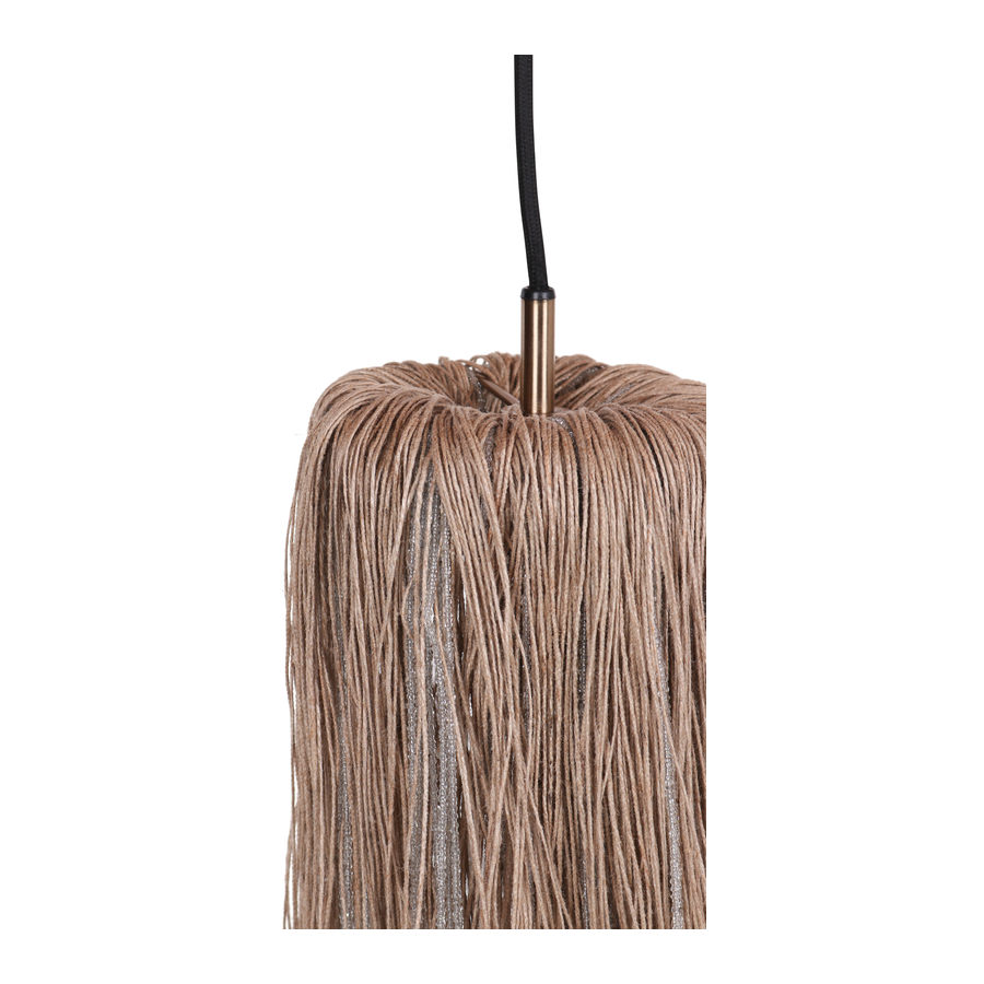 Rene Houtman Hanglamp van Touw | Zilver | Dia 12 x H62 cm