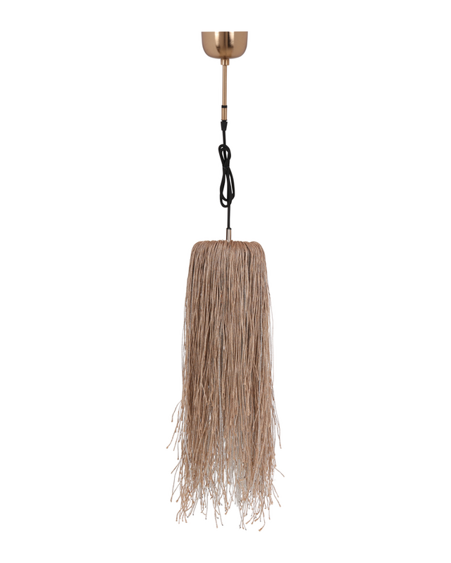 Rene Houtman Hanglamp van Touw | Zilver | Dia 12 x H62 cm
