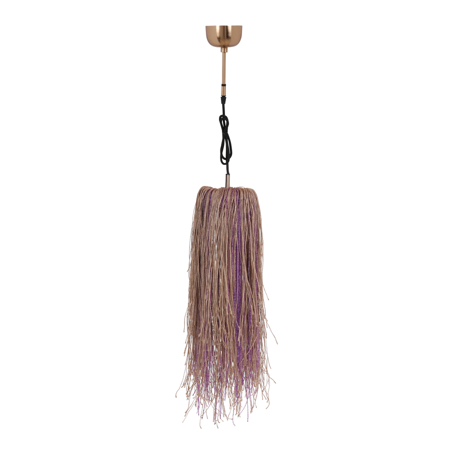 Rene Houtman Hanglamp van Touw | Zilver | Dia 12 x H62 cm
