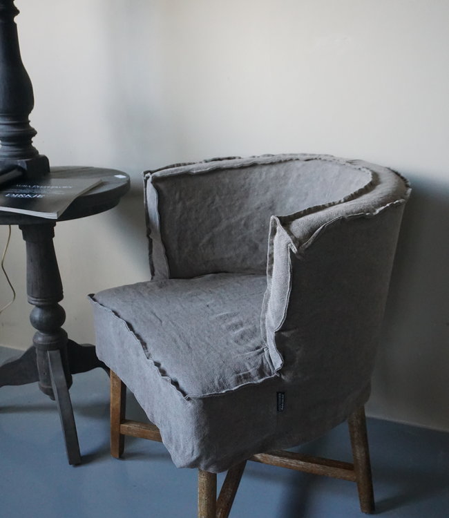 Aura Peeperkorn Eetkamerstoel Dirkje Taupe Aura Peeperkorn