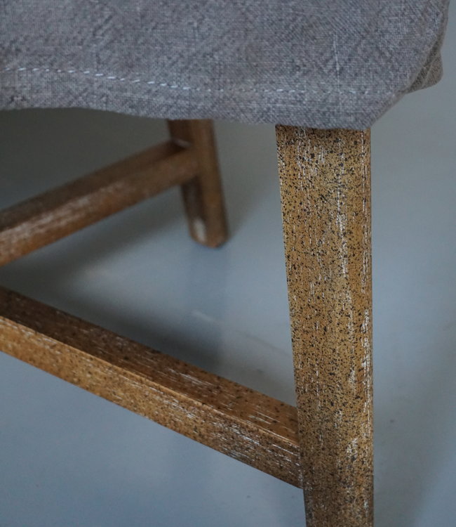 Aura Peeperkorn Eetkamerstoel Dirkje Taupe Aura Peeperkorn