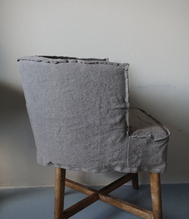 Aura Peeperkorn Eetkamerstoel Dirkje Taupe Aura Peeperkorn