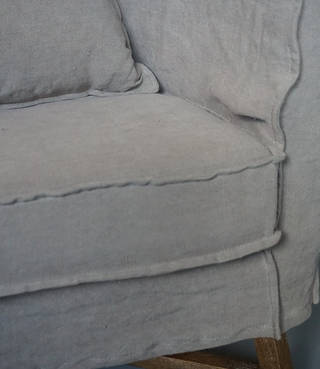 Aura Peeperkorn Fauteuil Dirk + Kussen Linnen Aura Peeperkorn