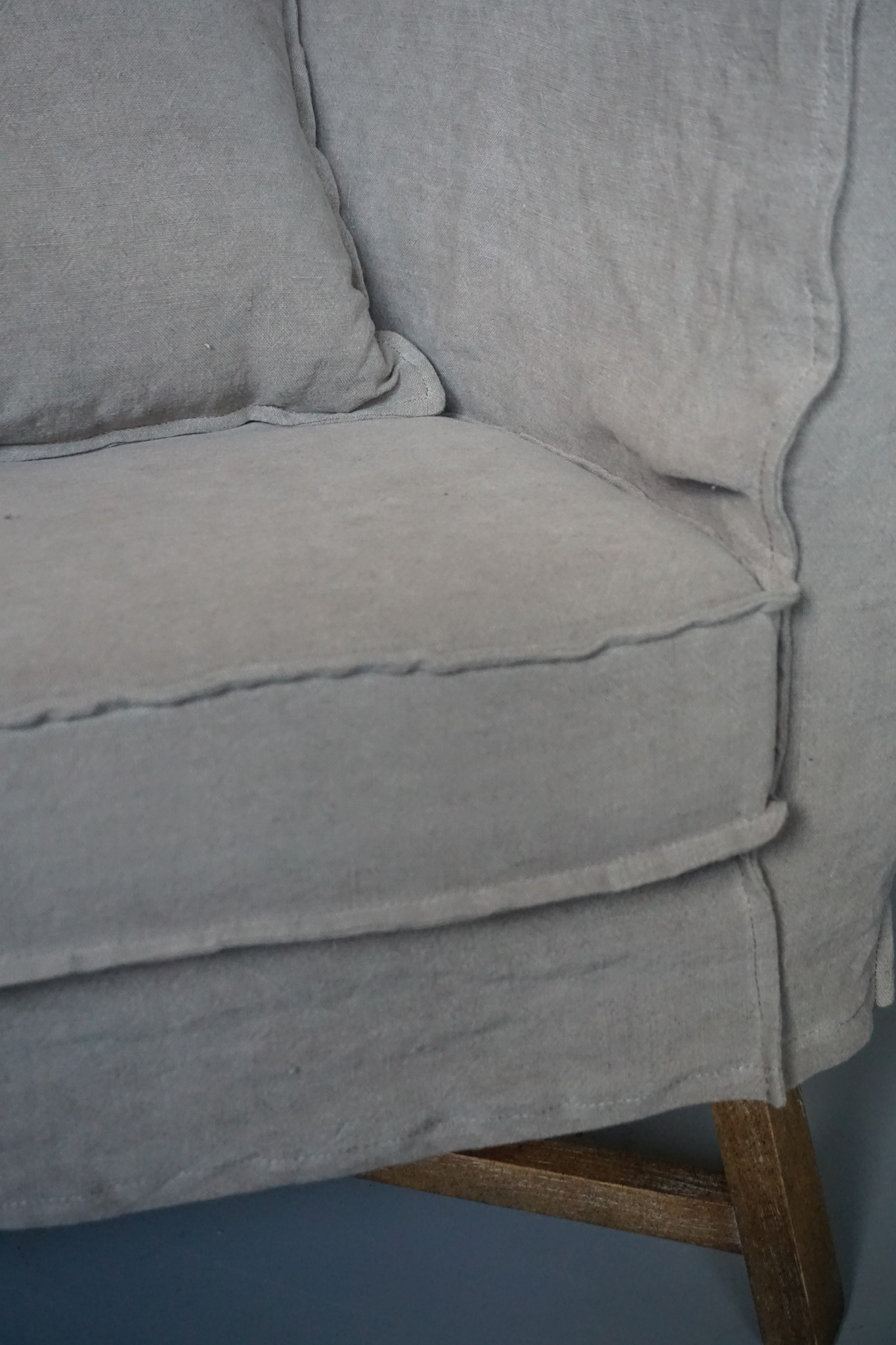 Aura Peeperkorn Fauteuil Dirk + Kussen Linnen Aura Peeperkorn