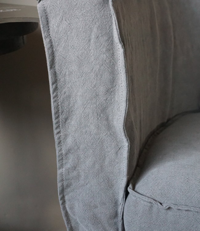 Aura Peeperkorn Fauteuil Dirk + Kussen Grijs Aura Peeperkorn