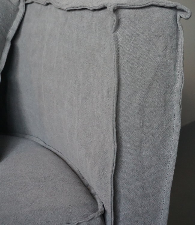 Aura Peeperkorn Fauteuil Dirk + Kussen Grijs Aura Peeperkorn