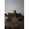 Ornament Oud Hout - Kaarshouder L55xD12xH17