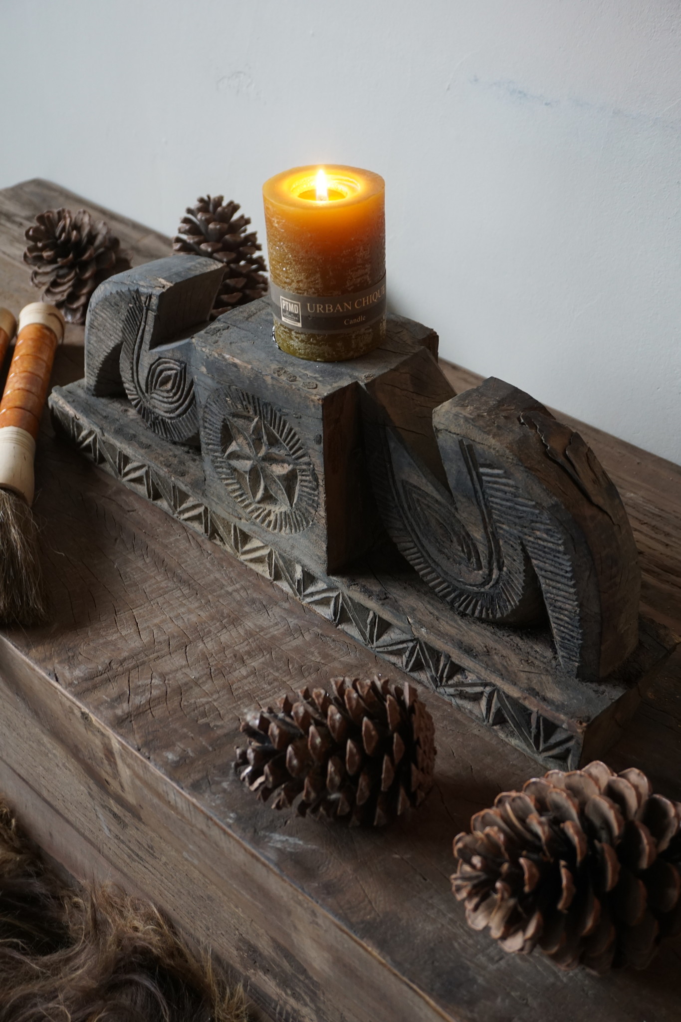 Waxmelts brander Kersthuisje - LV