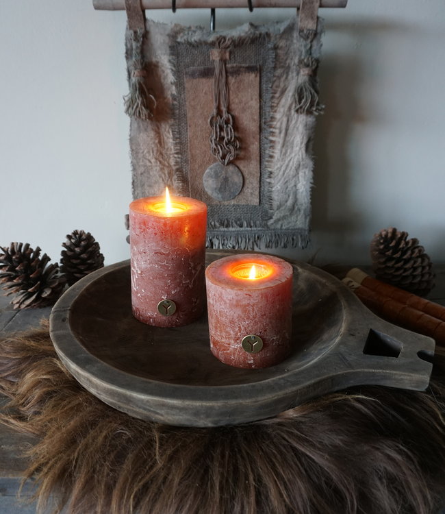 Aura Peeperkorn Amuseschaal Hout Met Handvat L47xD39xH7 cm