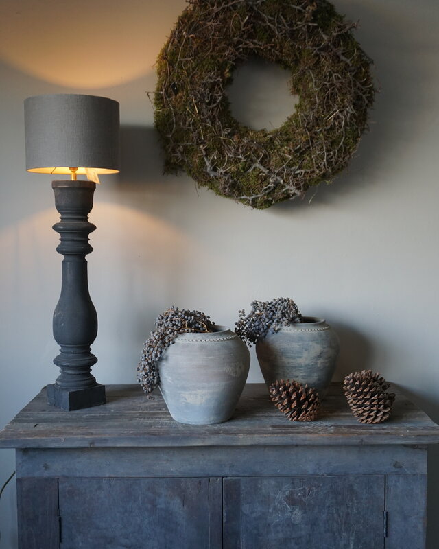 Aura Peeperkorn Balusterlamp Inclusief Kap - Kies Je Kleur - H83cm