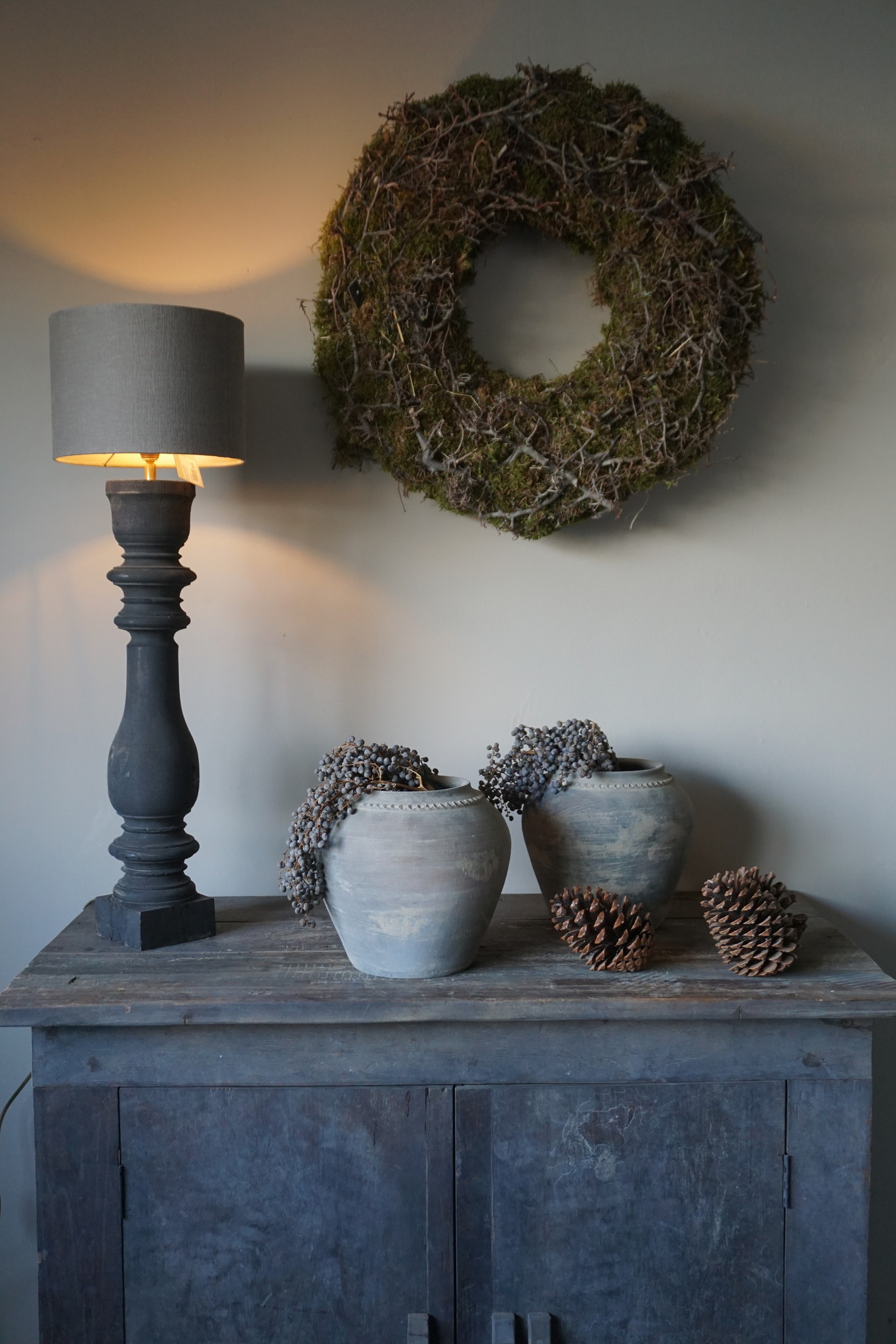 Aura Peeperkorn Balusterlamp Inclusief Kap - Kies Je Kleur - H83cm
