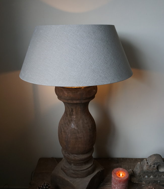 Aura Peeperkorn Lampenvoet Oud Hout L70 x D26 cm - Excl Kap.