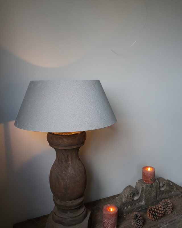 Aura Peeperkorn Lampenvoet Oud Hout L70 x D26 cm - Excl Kap.