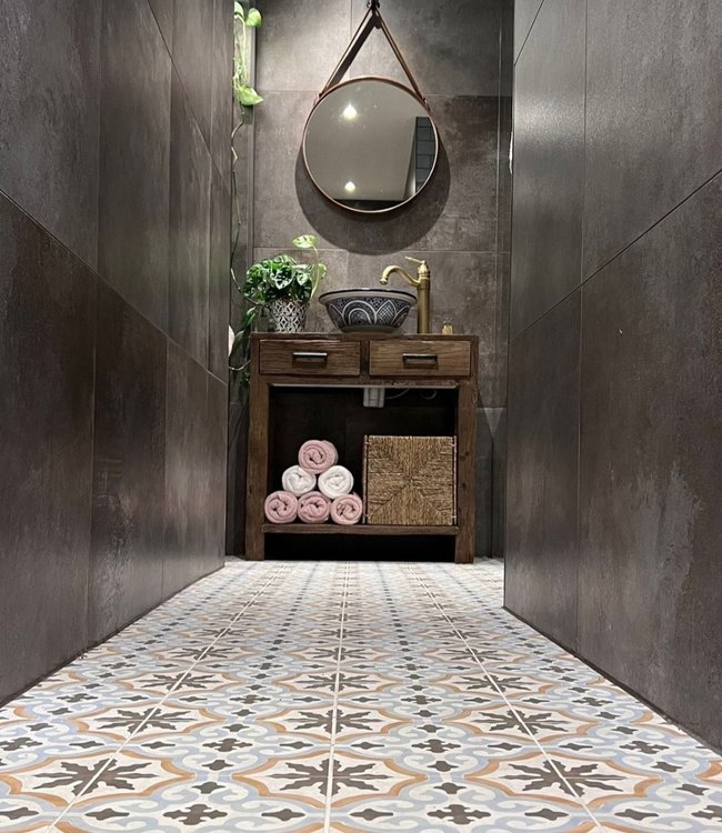 Rene Houtman Badkamermeubel Semmie - Ijzer - B80 cm