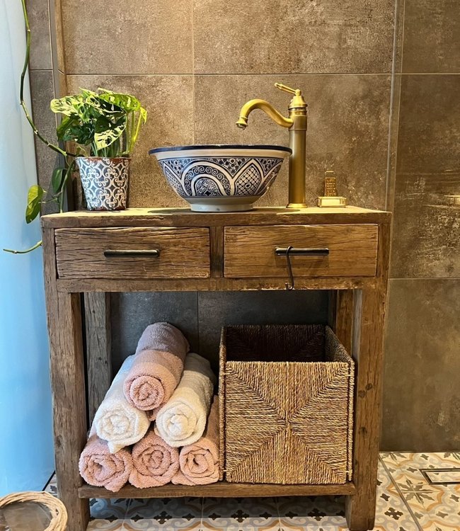 Rene Houtman Badkamermeubel Semmie - Ijzer - B80 cm