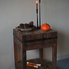 Rene Houtman Hakblok Tafeltje Oud Teak H85 x B60 Cm Rene Houtman Hakblok Tafeltje Oud Teak H85 x B60 Cm