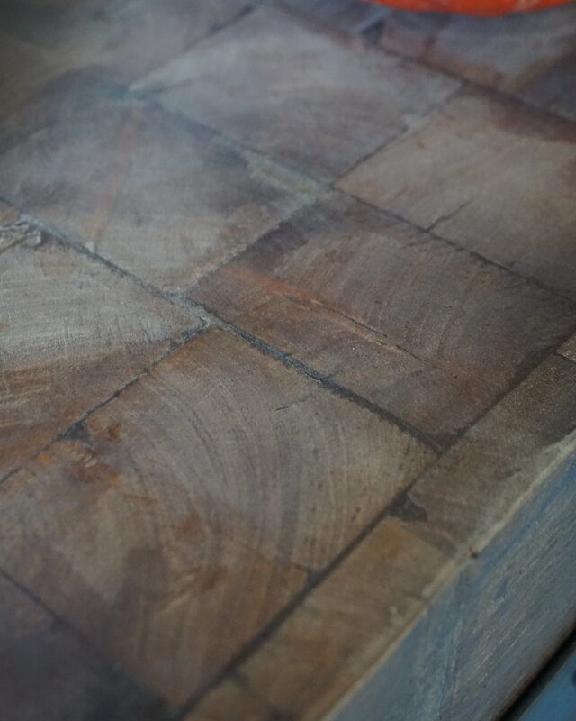 Rene Houtman Hakblok Tafeltje Oud Teak H85 x B60 Cm