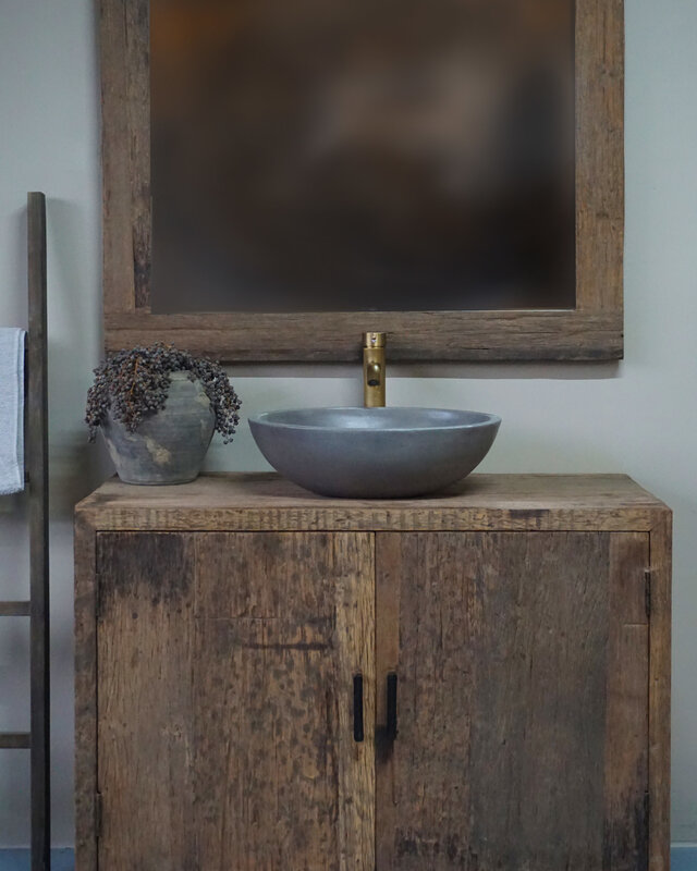 Rene Houtman Badkamermeubel Oud Hout Unique L110xD50xH80 cm