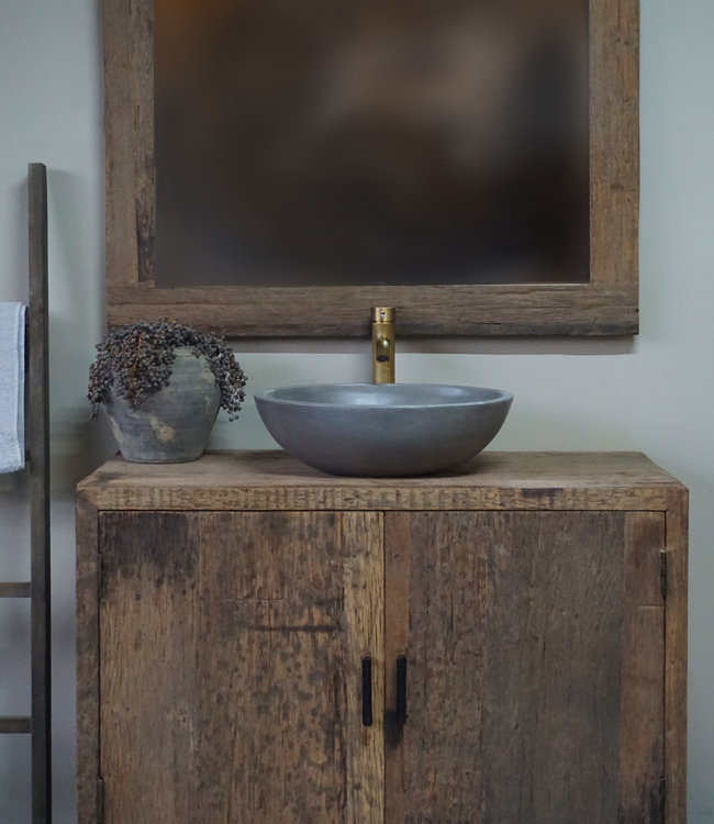 Rene Houtman Badkamermeubel Oud Hout Unique L110xD50xH80 cm