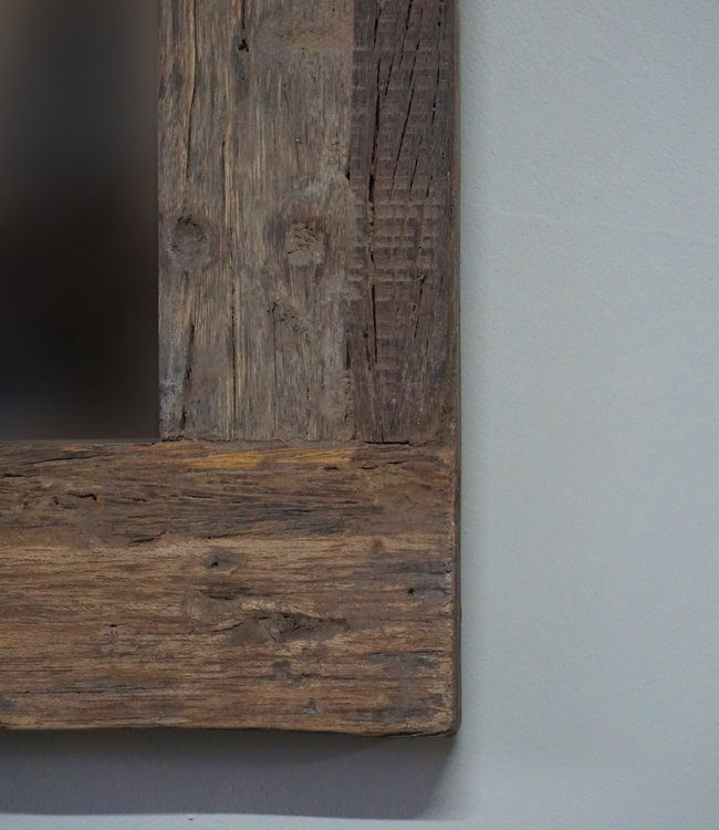 Rene Houtman Spiegel Soof 110x90 Cm - Rustiek Oud Hout