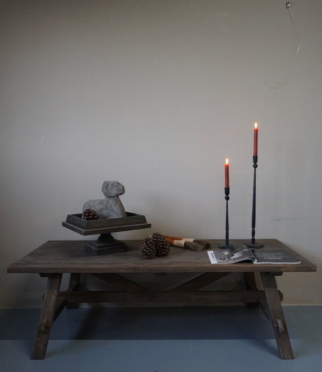 Aura Peeperkorn Salontafel Crossa Oud Hout 120, 150 & 160 cm