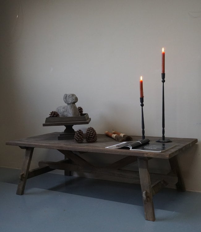 Aura Peeperkorn Salontafel Crossa Oud Hout 120, 140, 150 & 160 cm