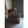 Haardmand Antiek Grey L45 x B35 x H30 cm