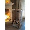 Haardmand Met Hendel En Wielen 90x45x35 cm