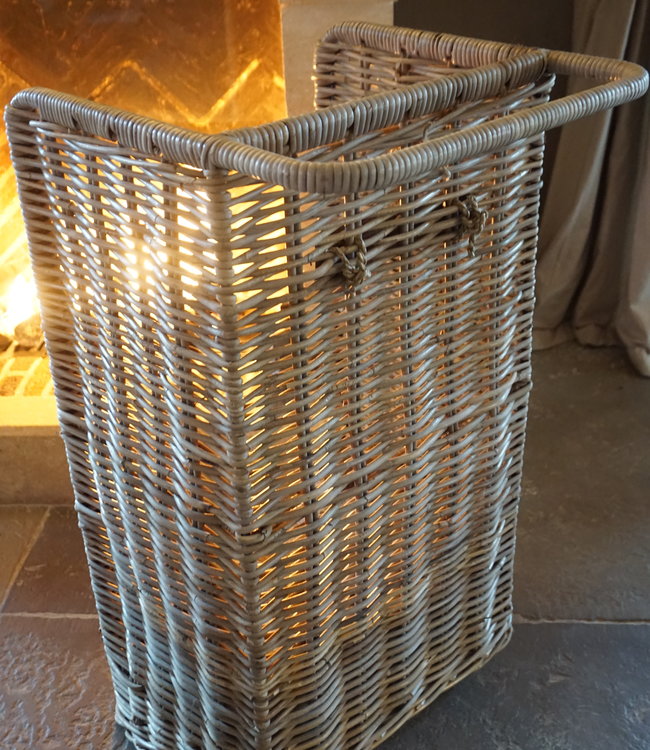 Rene Houtman Haardmand Met Hendel En Wielen 90x45x35 cm