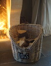 Rene Houtman Haardmand Gevlochten Rotan H42 x D42 cm