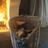 Rene Houtman Haardmand Gevlochten Rotan H42 x D42 cm Rene Houtman Haardmand Gevlochten Rotan H42 x D42 cm