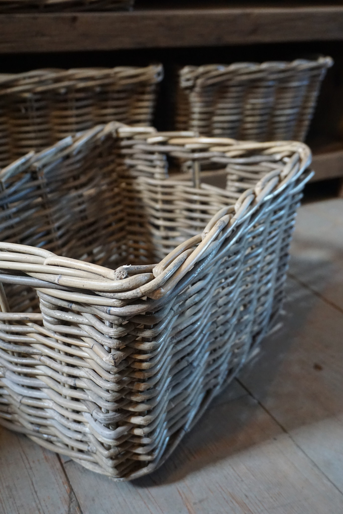 Rene Houtman Lademand Rotan Grey L44 x B33 x H25 Cm