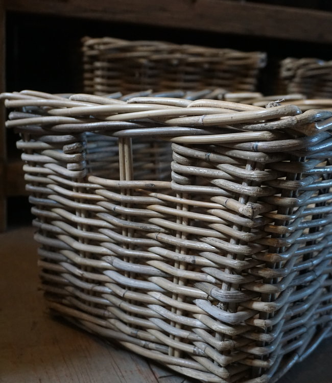 Rene Houtman Lademand Rotan Grey L44 x B33 x H25 Cm