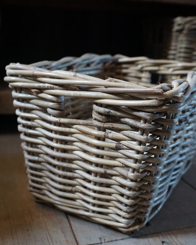 Rene Houtman Lademand Rotan Grey L34 x B24 x H20 Cm