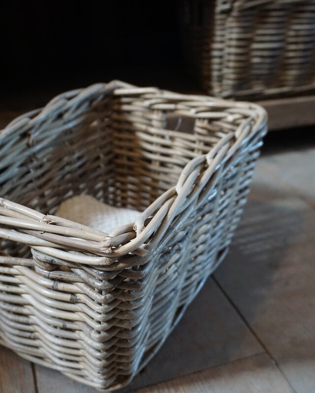 Rene Houtman Lademand Rotan Grey L34 x B24 x H20 Cm