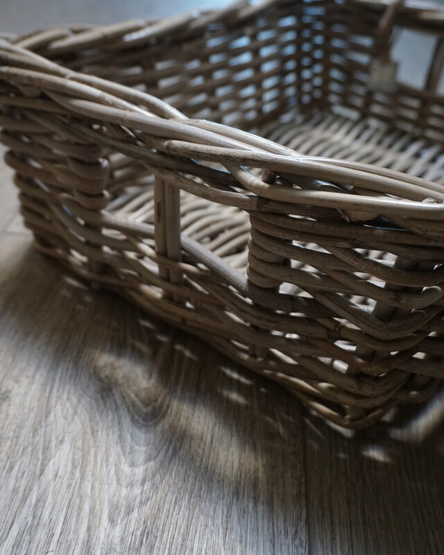 Rene Houtman Lademand Rotan Grey L44 x B36 x H16 Cm