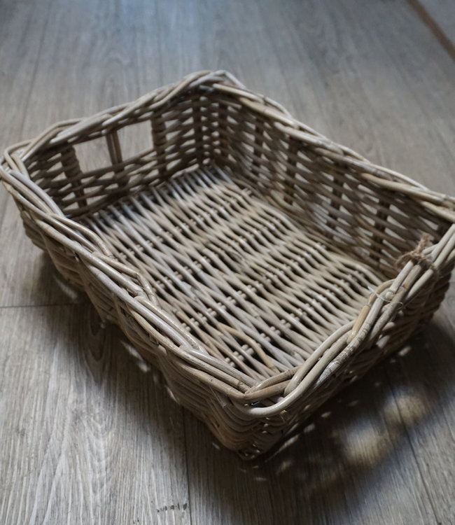 Rene Houtman Lademand Rotan Grey L44 x B36 x H16 Cm