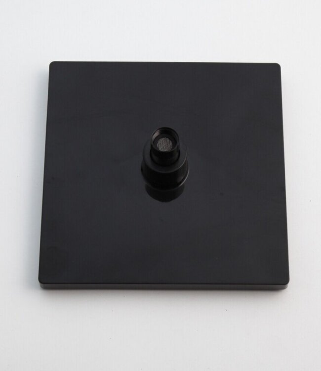 Rene Houtman Zwarte Regendouche | Opbouw | Vierkante douchekop