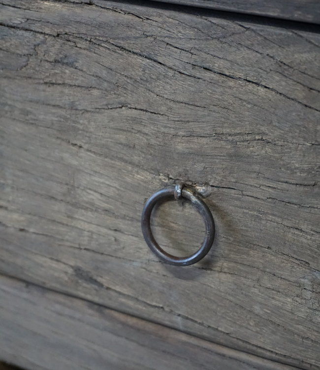 Rene Houtman Sidetable 2 Lades Lia B80xD38xH90 Old Teak