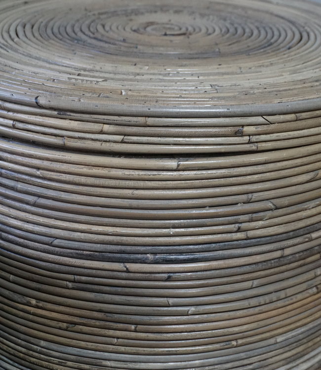 Rene Houtman Wasmand Rond Naturel Rotan H66 x D55 cm