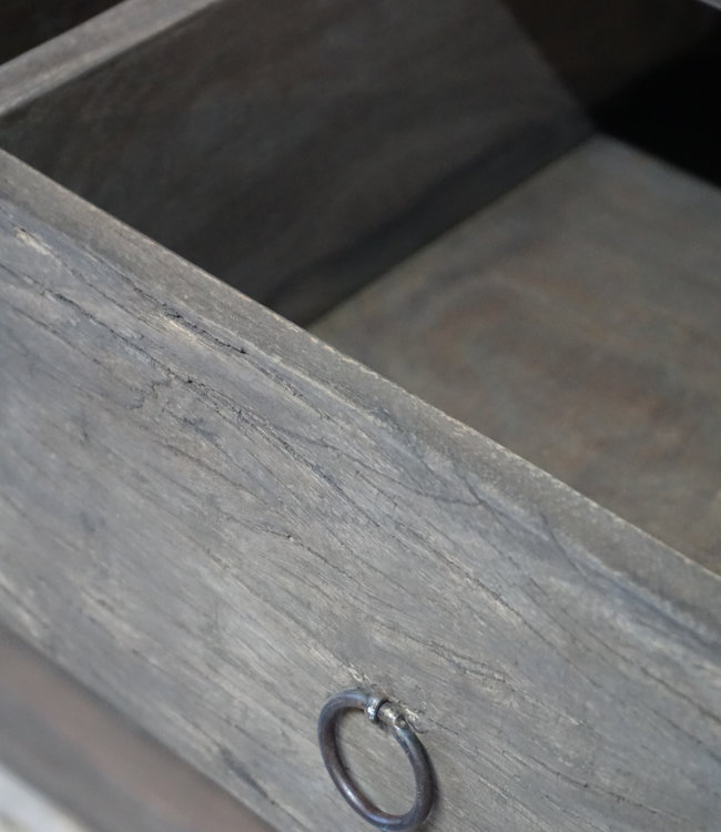 Rene Houtman Landelijk Badkamermeubel Oud Hout 80 cm