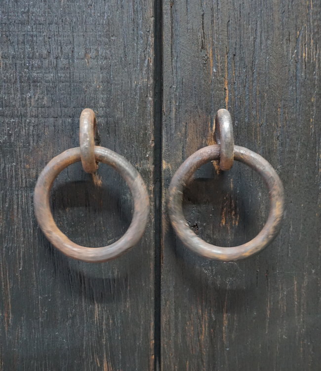 Rene Houtman Wastafelmeubel Hendrik 90x90 cm Zwart Hout