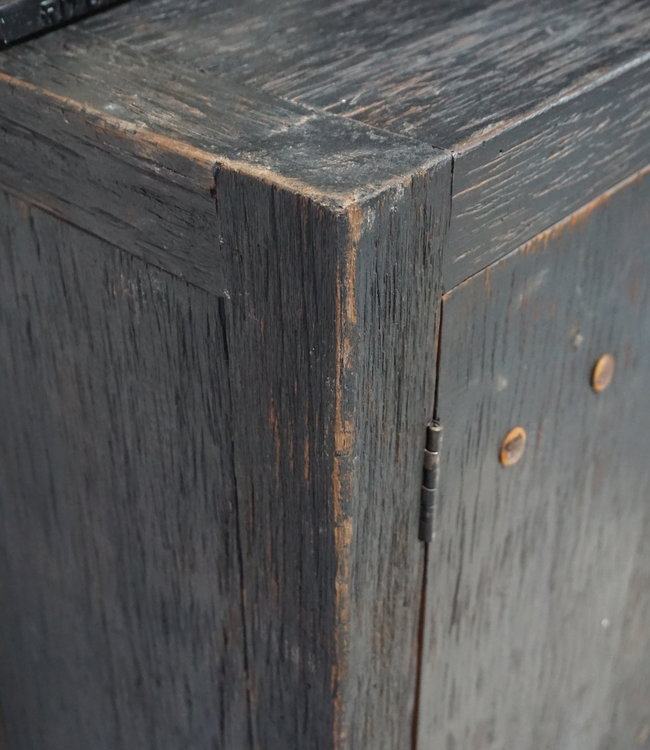 Rene Houtman Wastafelmeubel Hendrik 90x90 cm Zwart Hout