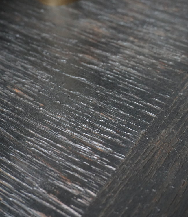 Rene Houtman Wastafelmeubel Hendrik 90x90 cm Zwart Hout