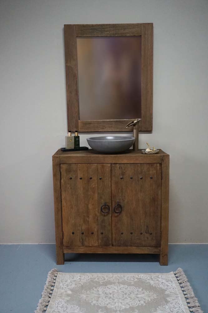 Rene Houtman Wastafelmeubel Hendrik 90x90 cm Dirty Grey