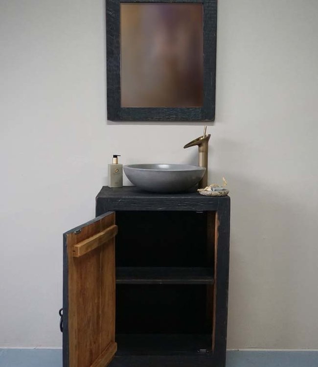 Rene Houtman Coby Badkamermeubel Zwart L90xB60xD40 Cm