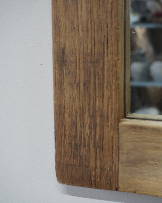 Rene Houtman Spiegel Naturel 65x55x3 cm Oud Teak Hout